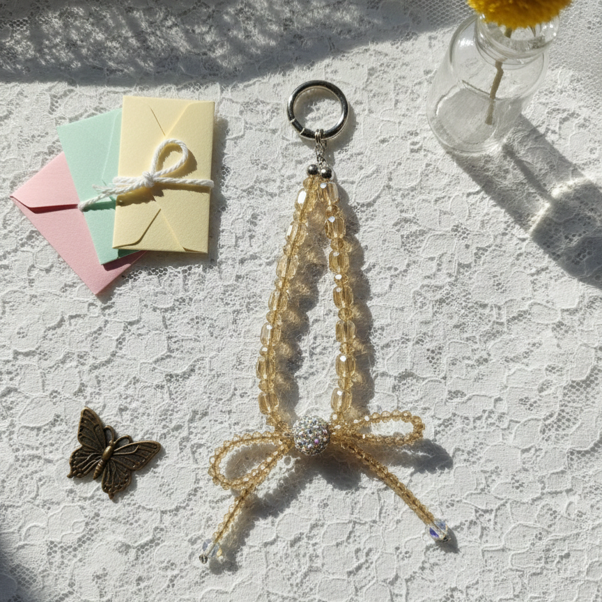 Crystal Bow Chain (One Piece)