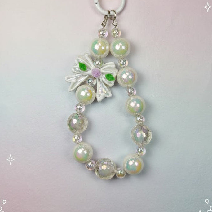 Phone Charm Blue Bow (One Piece)