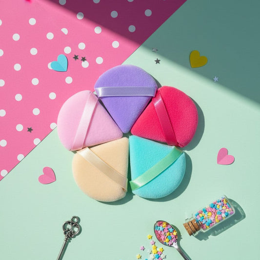 Medium Size Powder Puff (Set of two)