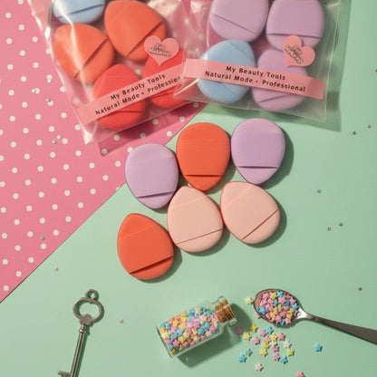 Mini Finger Powder Puff (Set of Six)