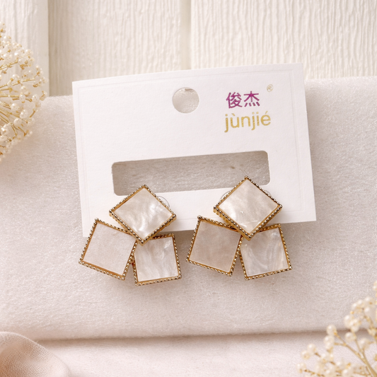 Geometrical Ear Ring (One Pair)