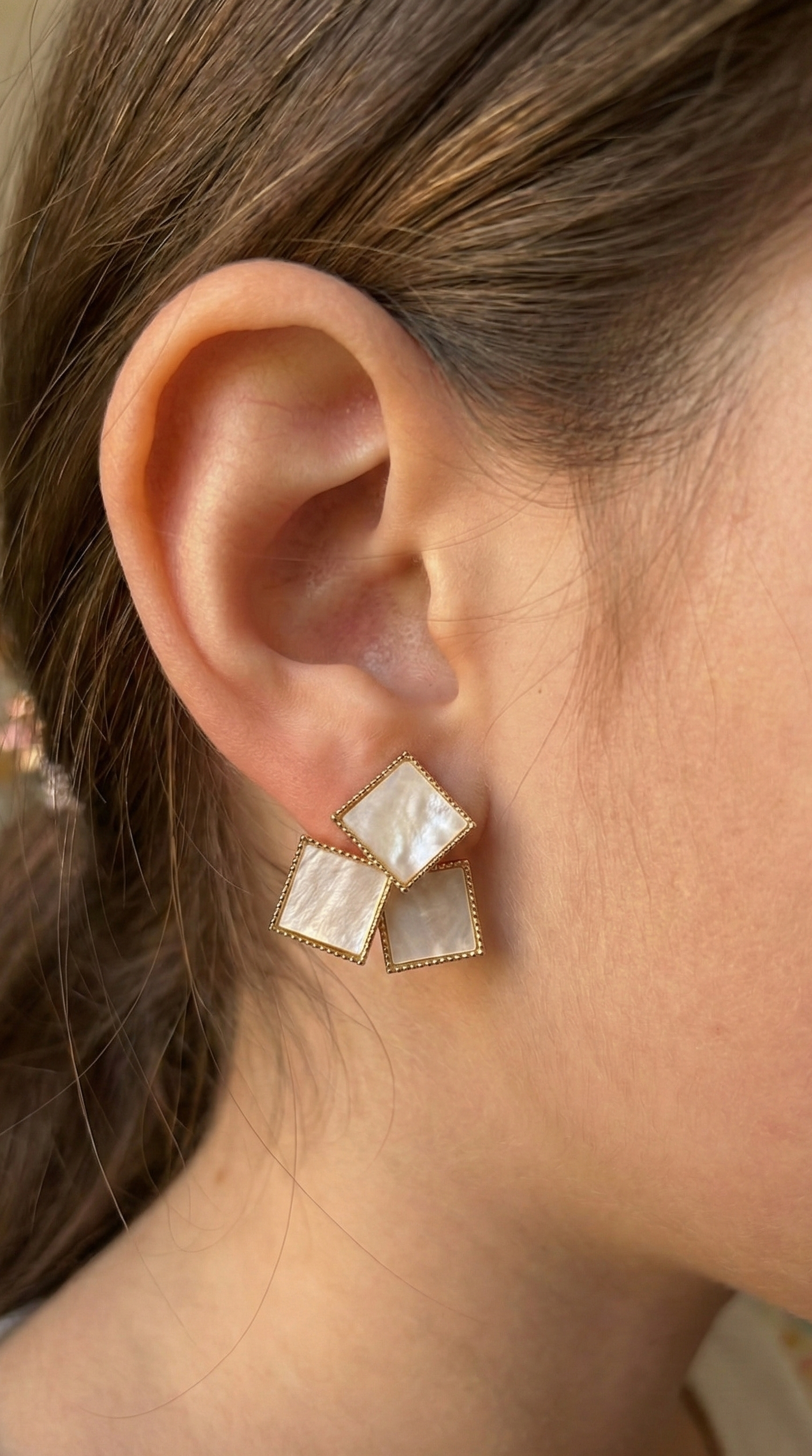 Geometrical Ear Ring (One Pair)