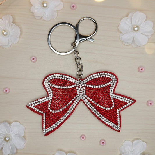 Rhinestone Bow Key Chain (One Piece)