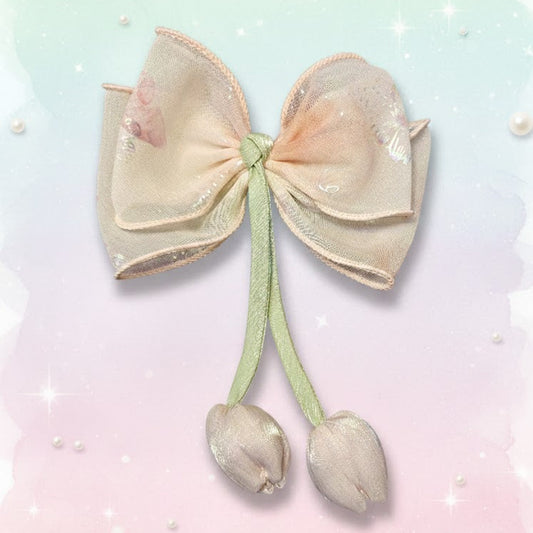 Luxury Tulip Hair Bow (one Piece)